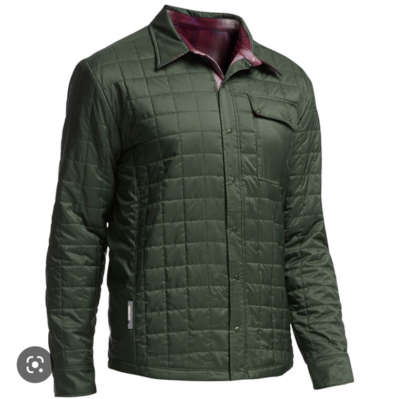 Icebreaker Other - Icebreaker Helix Reversible Flannel Poly Shirt Jacket large